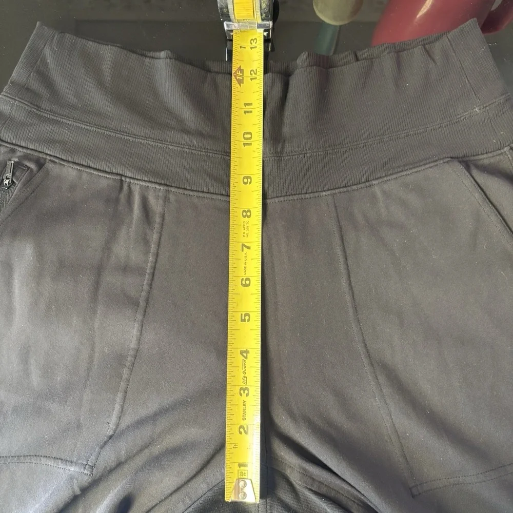 Athleta Venice Jogger Pants High Rise Athletic Black Pockets Medium